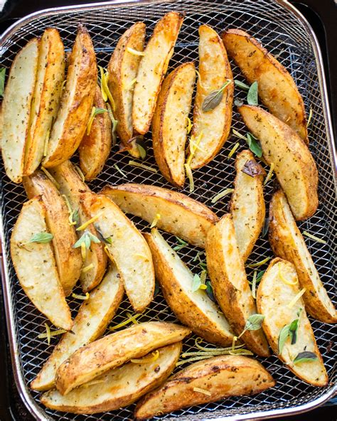 Greek Potato Wedges Blue Jean Chef Meredith Laurence