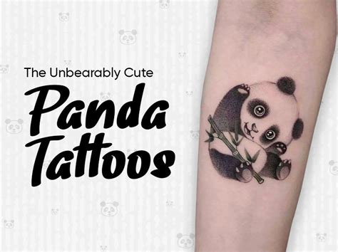 The Unbearably Cute Panda Tattoos | Aliens Tattoo