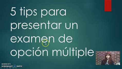 Exámenes de opción múltiple ejemplos y consejos para aprobar