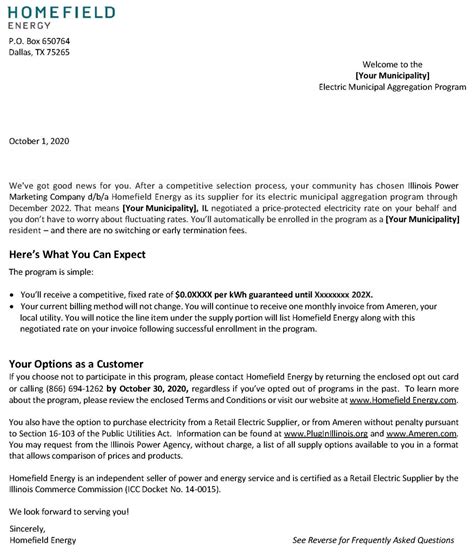 Sample Opt Out Documents