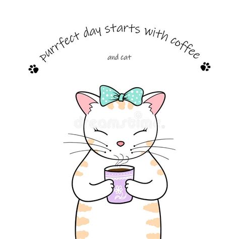 Sweet Pussy Cat Bow Stock Illustrations Sweet Pussy Cat Bow Stock