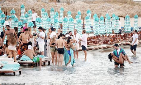Kendall Jenner Wears Skimpy Silver Bikini As She Parties With Newly