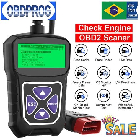 Obdprog Mt Obd Automotive Scanner Professional Code Reader Scanner