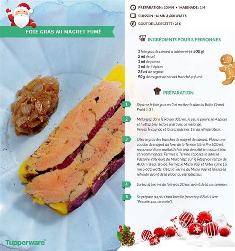 Recette Foie Gras Maison Tupperware