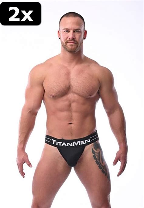 X Titanmen Jockstrap Black S Bol