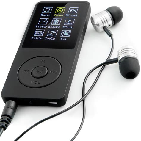 Mp Player Neveq Neo Black Gb Memory Digital Music Player Compact