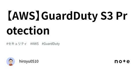 AWSGuardDuty S3 Protectionhiroyu0510