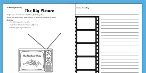 The Big Picture Worksheet Worksheet Teacher Made