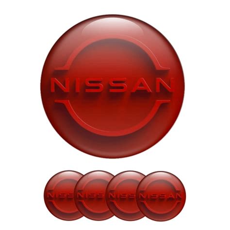 Nissan Silicone Stickers For Wheel Center Cap Black Wheel Emblems