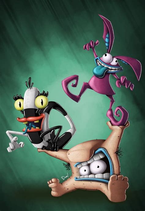 Aaahh Real Monsters By Daveatze On Deviantart Real Monsters Cartoon Real Monsters Cute Monsters