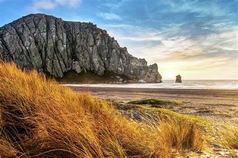 Morro Rock Sunset Photograph By Aron Kearney Fine Art America