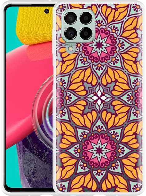 Hoesje Geschikt Voor Samsung Galaxy M Sterbloem Mandala Bol