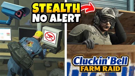 GTA 5 Online The Cluckin Bell Farm Raid How To Stealth Undetected With