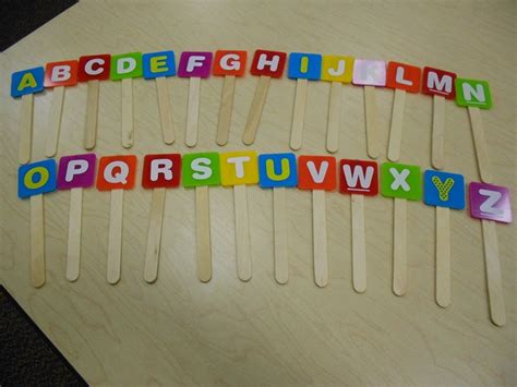 10 best Popsicle Stick : alphabet images on Pinterest | Popsicle sticks ...