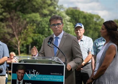 Klein Kicks Off Mayoral Campaign Winnipeg Free Press