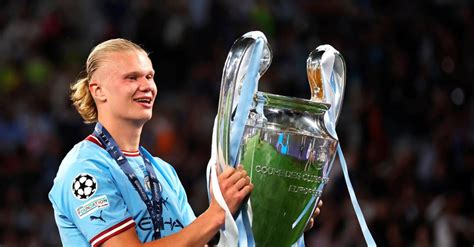 Erling Haalad a sus 22 años fue el máximo goleador de la Champions