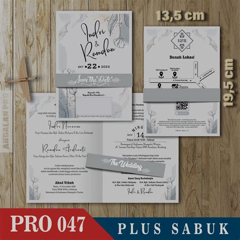 Jual Pro Jasmine Lipat Plus Sabuk Cetak Undangan Color