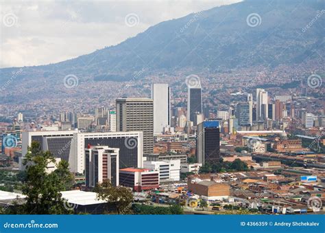 Medellin Downtown Stock Image Image Of Green Medellin 4366359