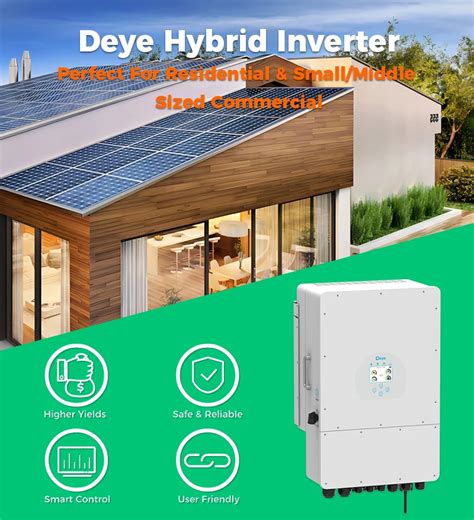 Deye Sun 8k Sg04lp3 Eu Germany Vde Certification Hybrid Solar Panel