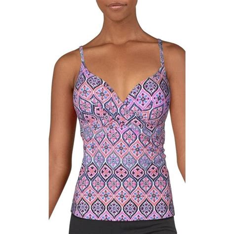 Island Escape Swim Island Escape Womens Bimini Gemini Pink Pushup