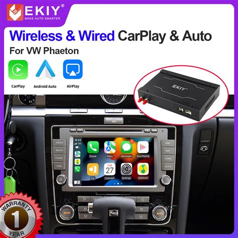 EKIY Wired Wireless Apple Carplay Module For VW Volkswagen Phaeton