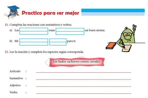 Análisis Morfológico Para Segundo De Primaria — Articulos Educativos