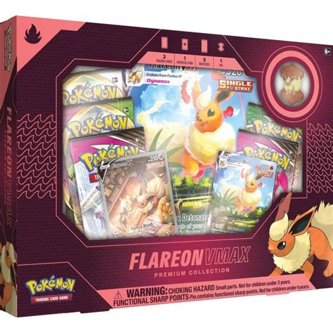 Pokémon TCG Eevee Evolution VMAX Premium Collection Flareon V Max