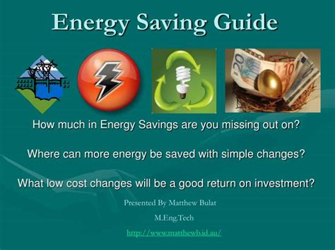 Ppt Energy Saving Guide Powerpoint Presentation Free Download Id 1289313