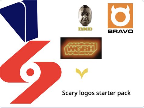 Scary logos starter pack : r/starterpacks