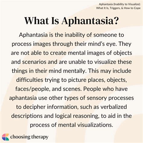 Aphantasia Definition And How To Cope