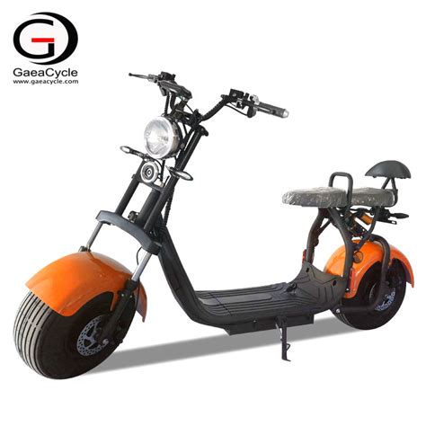 New 1500w Fat Tire Electric Scooter EEC COC Citycoco For Adult