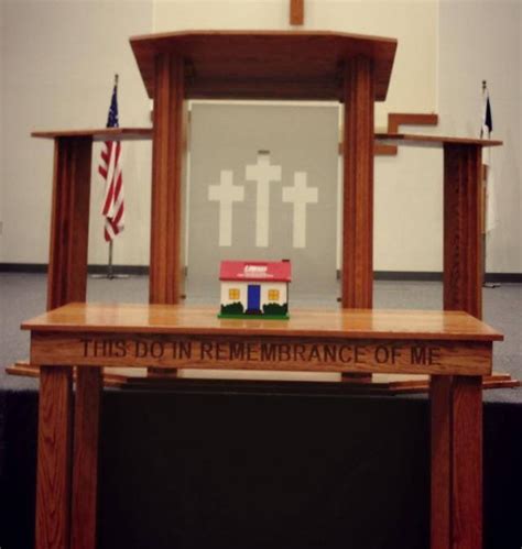 A Pulpit for Blunt Baptist | Church Pews, Church Furniture For Sale ...