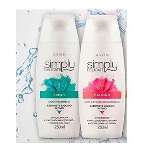 Sabonete Liquido Intimo Simply Delicate Avon 250ml Shopee Brasil