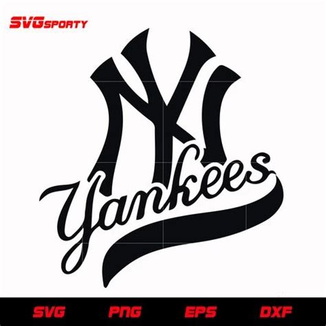 New York Yankees Logo Svg Mlb Svg Eps Dxf Png Digital File