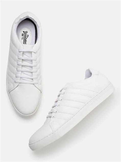 Buy Roadster Men White Sneakers Casual Shoes For Men 2238946 Myntra