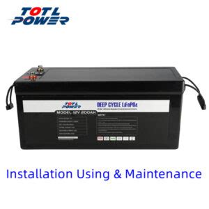 Guide Of LiFePo4 EV Battery Use Maintenance Lithium Battery