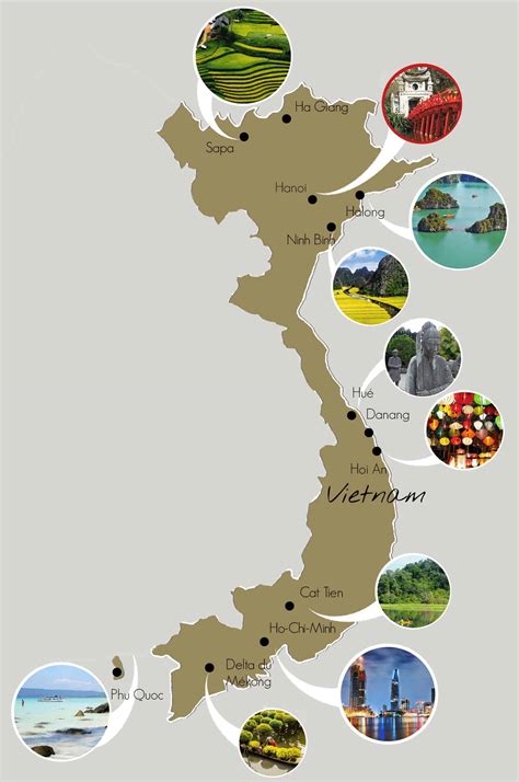 Vietnam Tourist Map