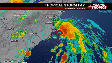 Tracking The Tropics Tropical Storm Fay Forms In Atlantic Off North