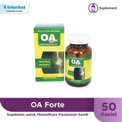 Jual OA Forte 50 Kaplet Suplemen Untuk Memelihara Kesehatan Sendi