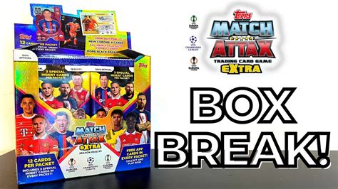 Box Break Topps Match Attax Extra Pack Opening Haaland