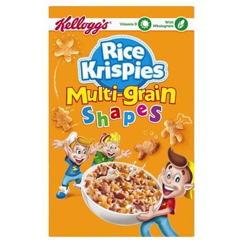 Köp Kelloggs Rice Krispies Multigrain Shapes 350g Hos Coopers Candy