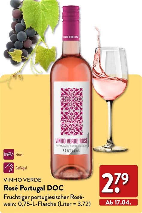 Vinho Verde Ros Portugal Doc Angebot Bei Aldi Nord