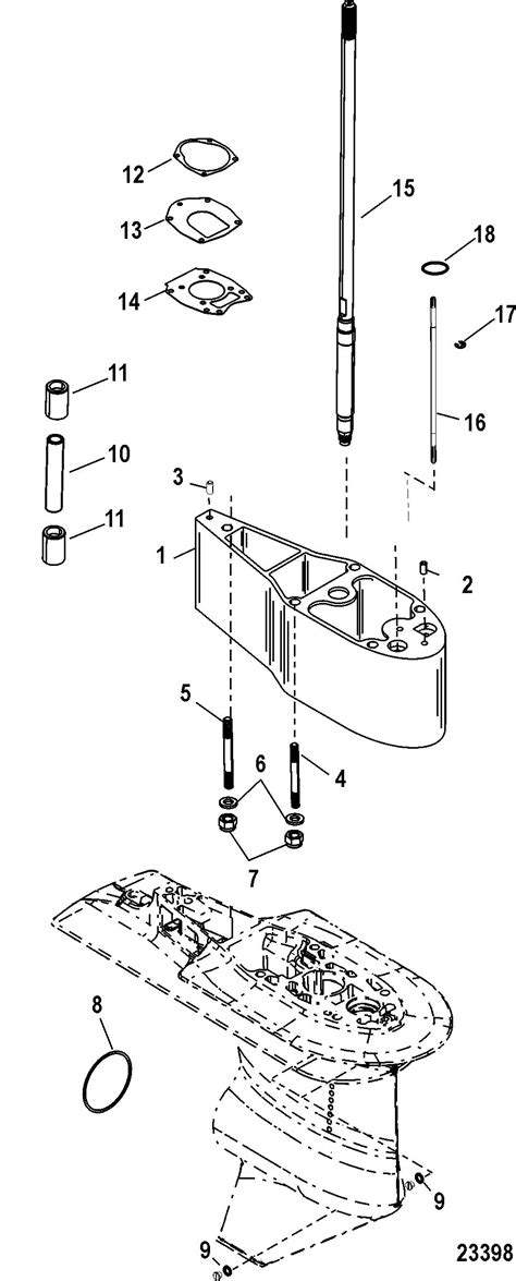 Extension Kit 5 Inch Driveshaft Housing 12092A19 PerfProTech