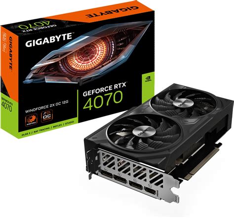 Amazon GIGABYTE GeForce RTX 4070 WINDFORCE 2X OC 12G Graphics Card