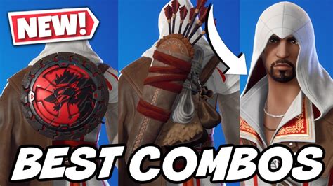 Best Combos With New Ezio Auditore Skin Assassins Creed Fortnite Youtube