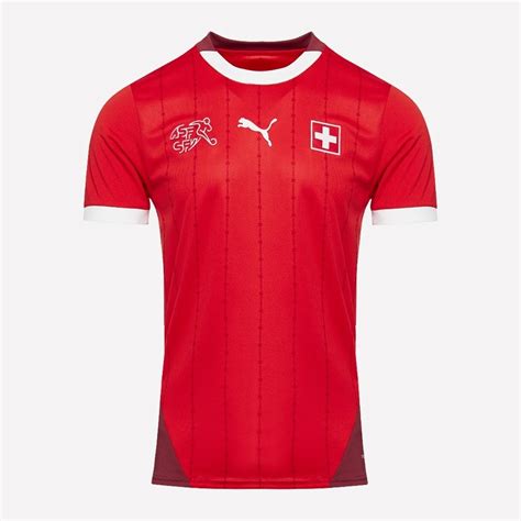 Nuevo Jersey Suiza Eurocopa 2024 2025 Titular Local Roja Talla M