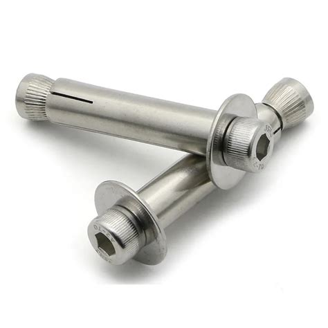 M6 304 Stainless Steel Metric Thread Expansion Screw With Hex Socket