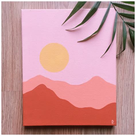 Simple Canvas Paintings Diy Art Painting Small Canvas Art