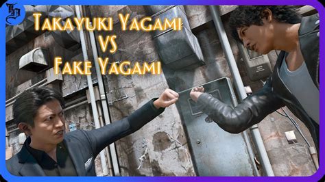 Lost Judgment Pc Takayuki Yagami Vs Fake Yagami No Damage Youtube