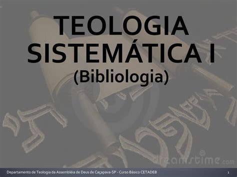 Bibliologia Cânon Biblico Ppt